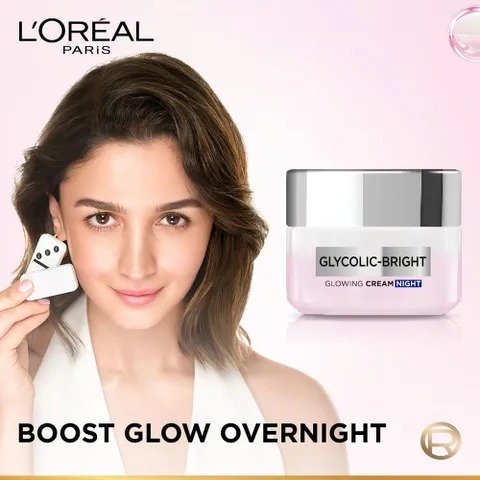 Loreal Paris Glycolic Bright Glowing Night Cream 50ml