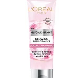 Loreal Glycolic Bright Glowing Daily Cleanser Foam 100ml