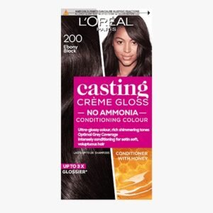 Loreal Casting Cream Gloss Hair Color Deep Black 200